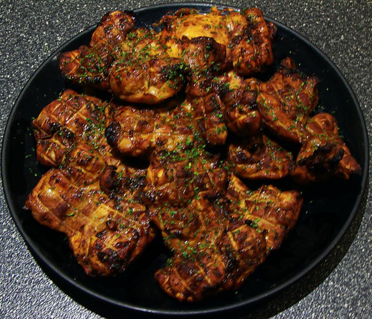Divine Oven Grilled Chicken Thighs