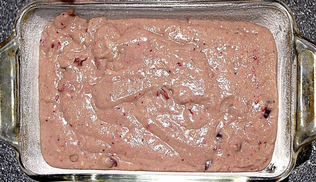 Cranberry Orange loaf in bread pan