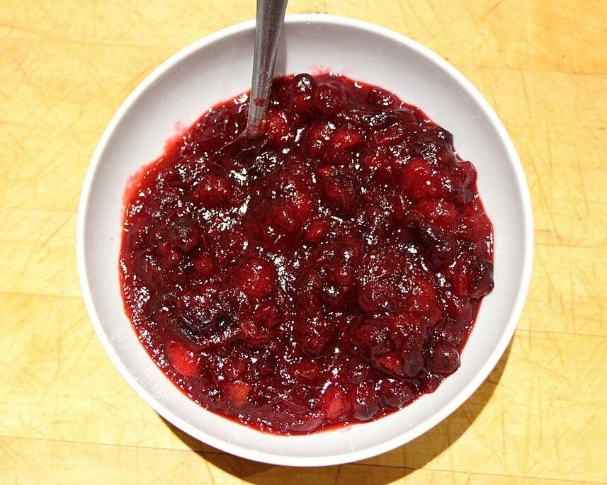 Cranberry sauce