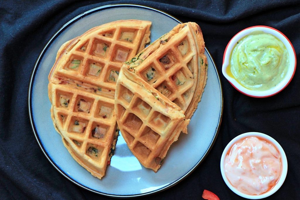 The Best in Town Sunday Brunch Savoury Waffles