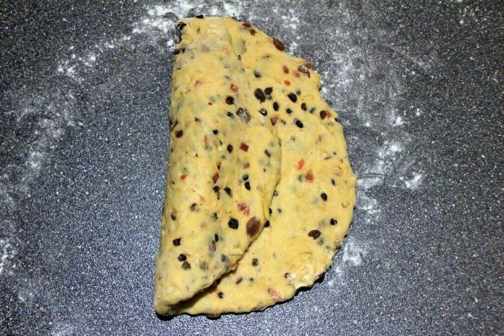 Folded over stollen