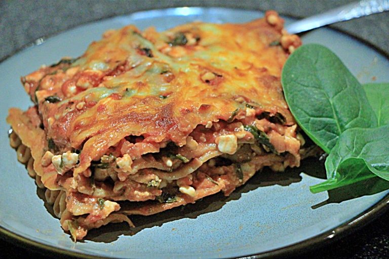 Vegetarian Lasagna with Spinach