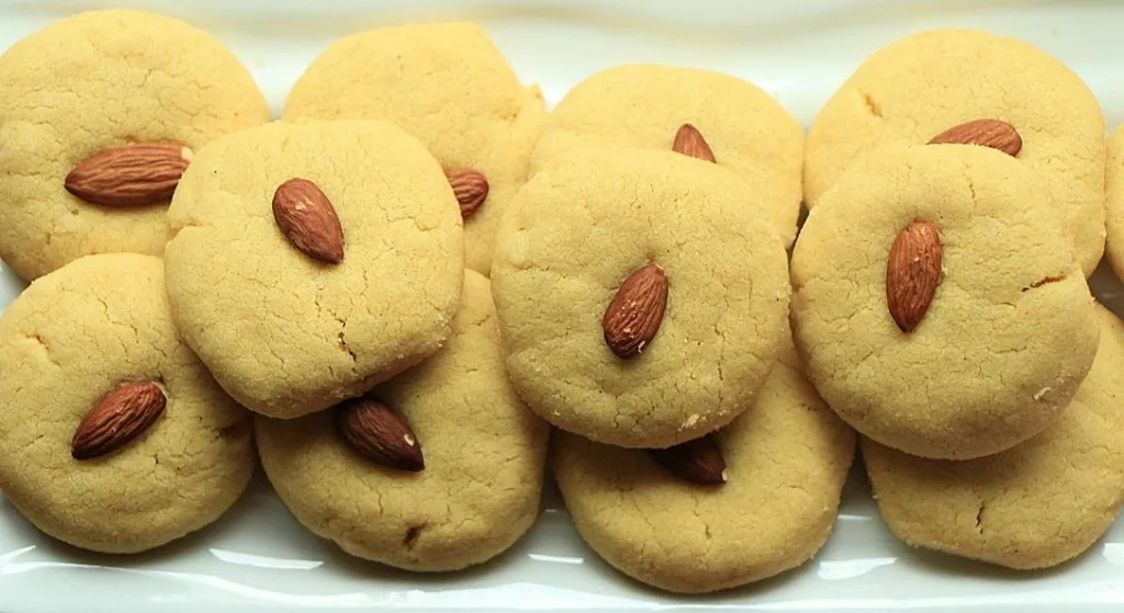 Indian shortbread Naankhatai
