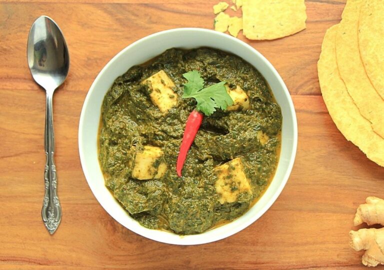 Indian Palak Paneer (Spinach)