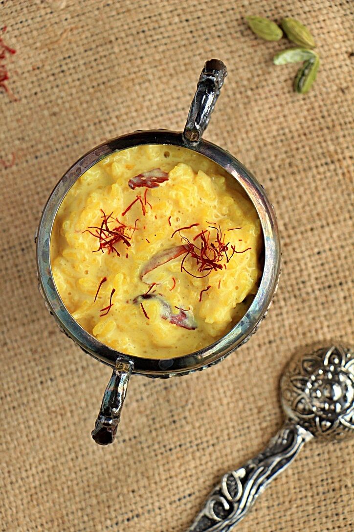 Indian Spiced Rice Pudding (Kheer)