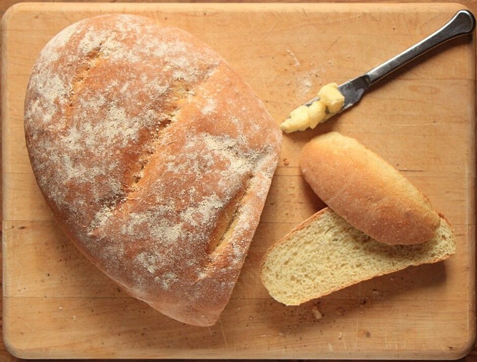 Crusty Italian bread