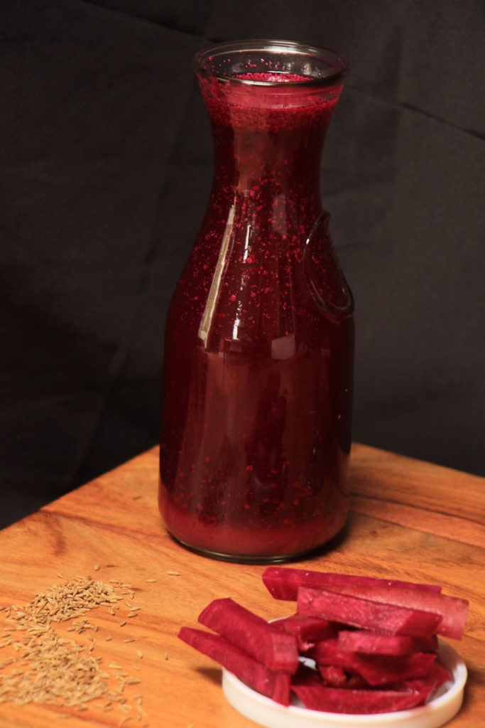 Beet probiotic drink