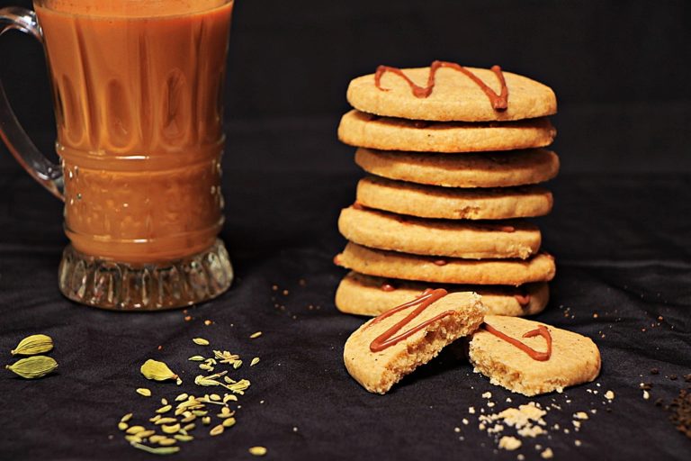 Real chai infused cookies