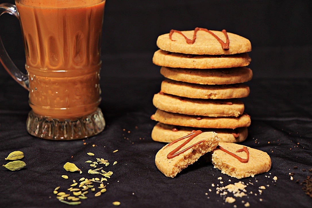 Real chai infused cookies