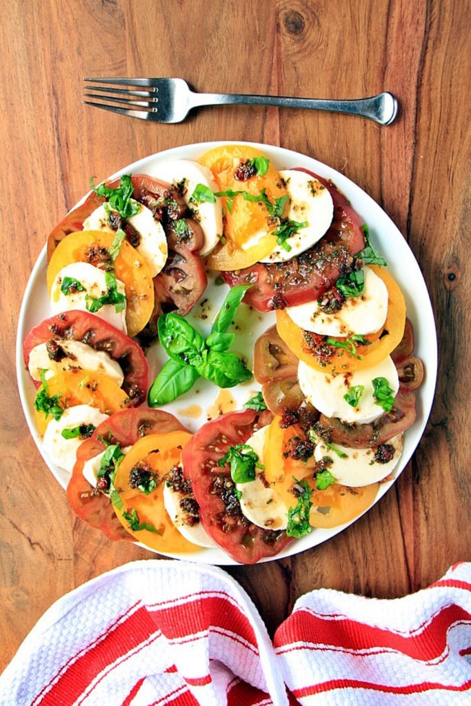 Heirloom Tomato and Mozzarella Salad