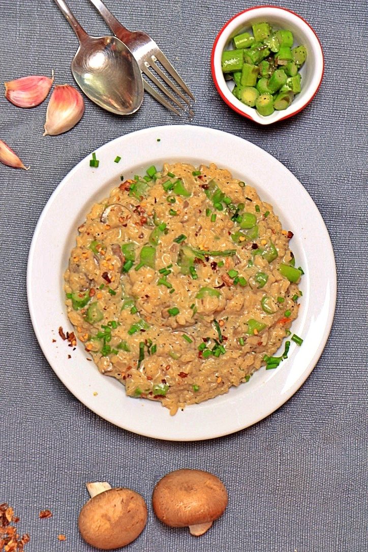 Asparagus and Mascarpone Risotto
