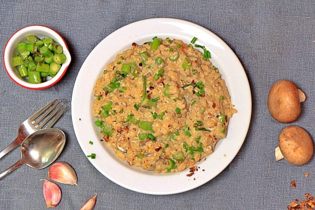 Asparagus and Mascarpone Risotto