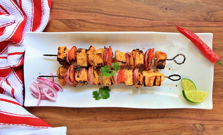 Delicious Paneer Tikka Skewers