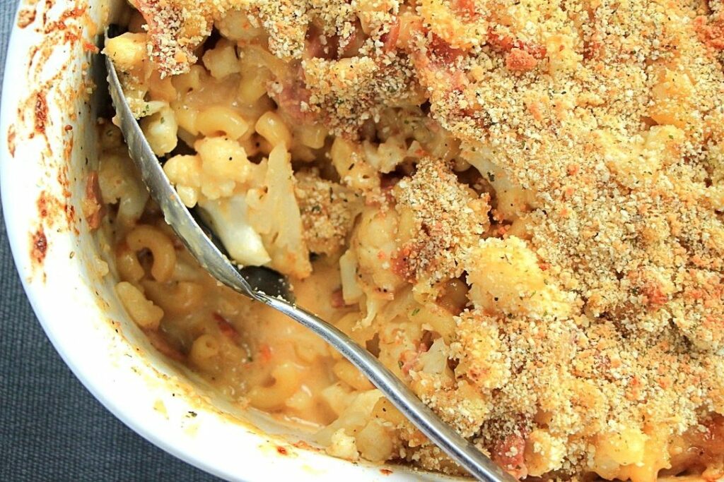 Cauliflower mac and cheese