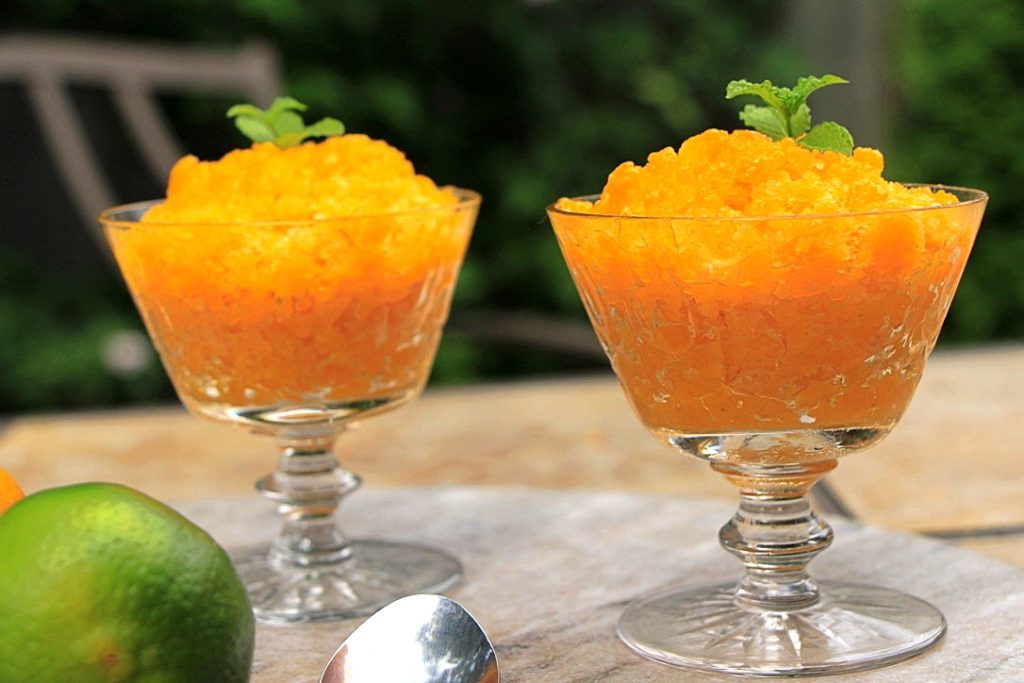 The Perfect Summer Mango Granita