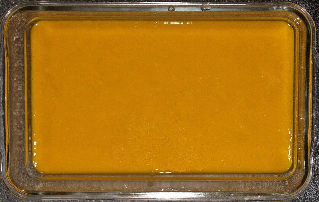 granita ready for the freezer