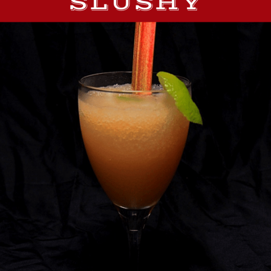 Refreshing Summer Rhubarb Slushy