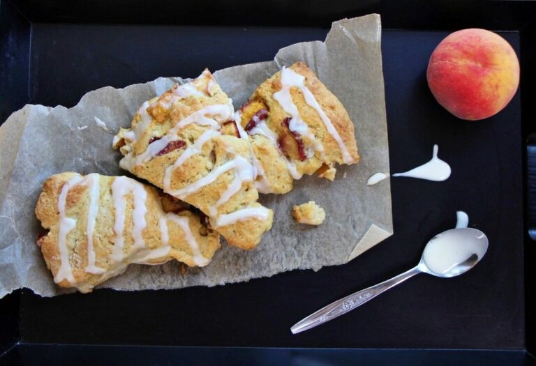 Scrumptious Flaky Peach Biscuits