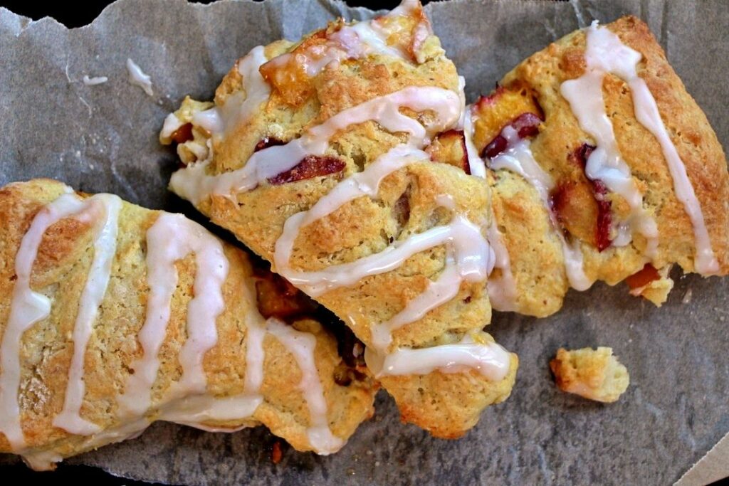 Scrumptious Flaky Peach Biscuits