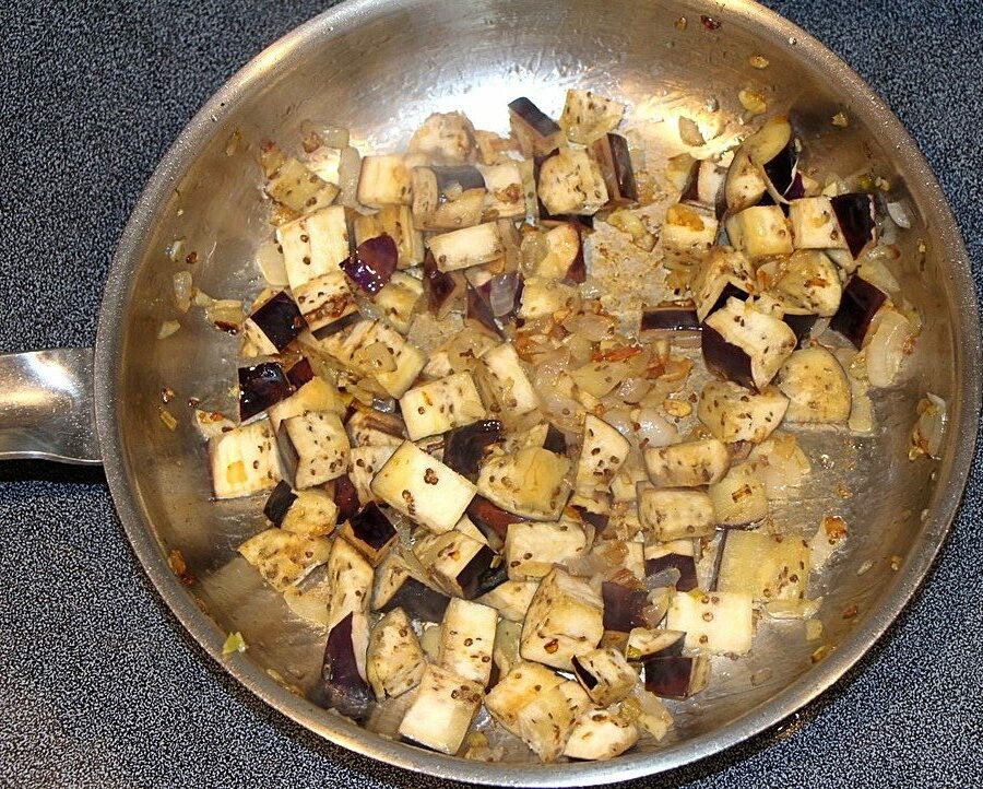 Eggplant for zucchini fritters