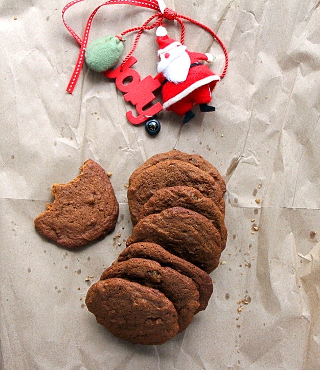 Soft Ginger Cookies with Candied Ginger