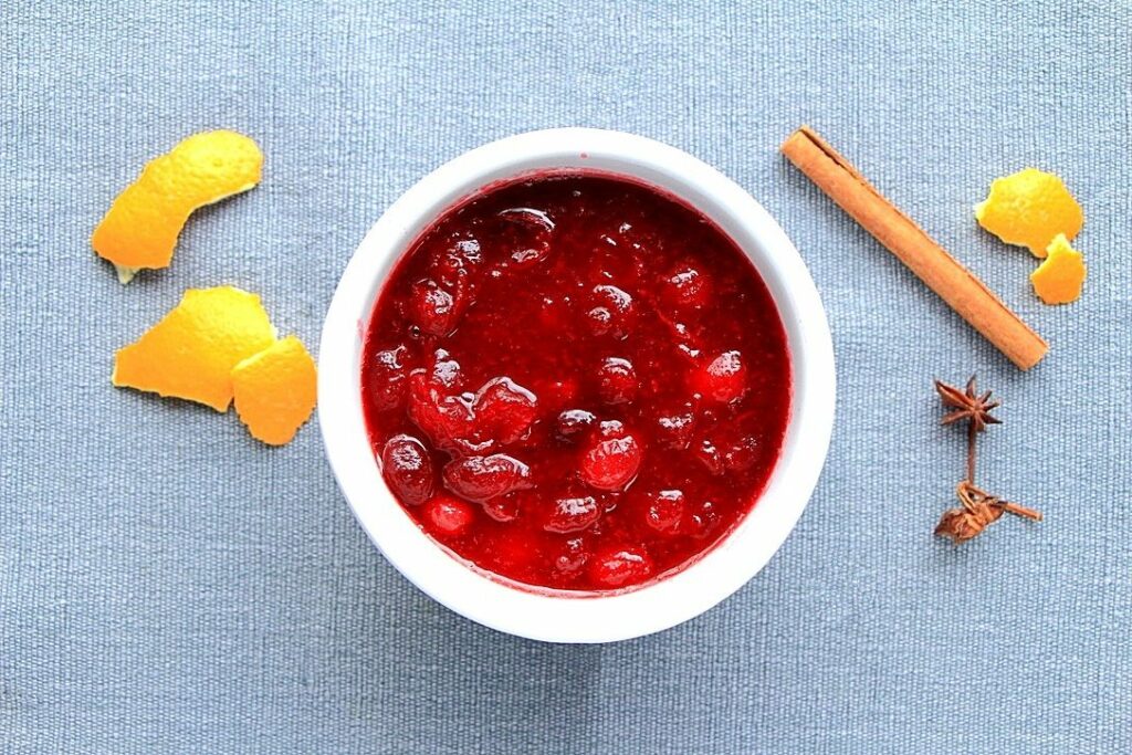 Cranberry sauce