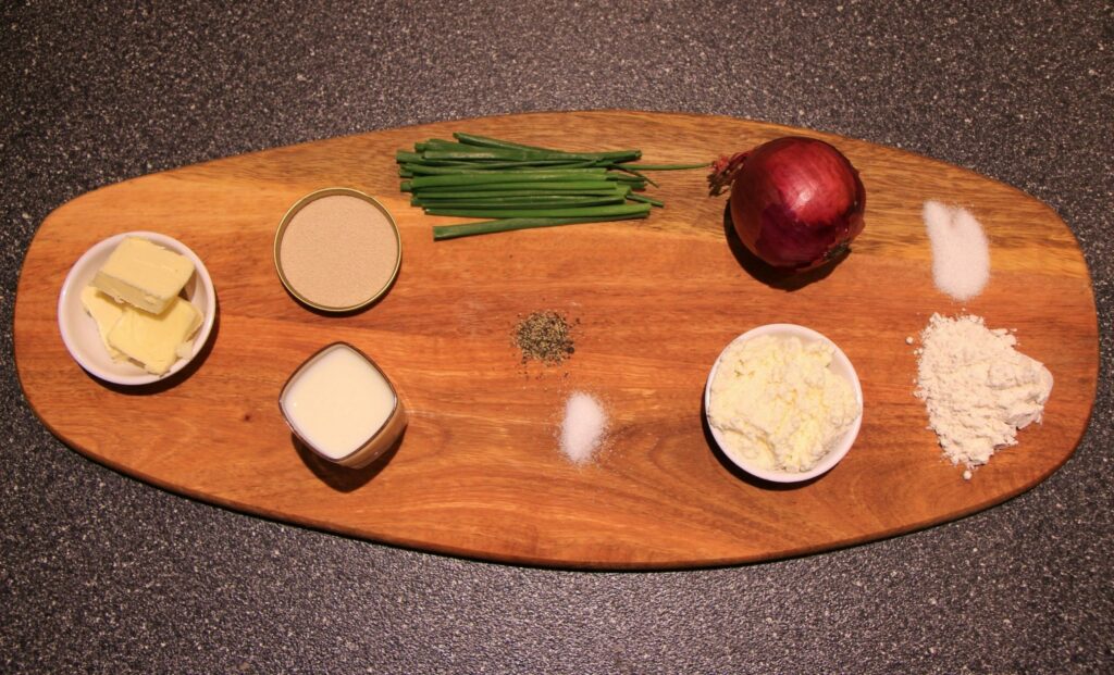 Ingredients for Christmas Star Bread