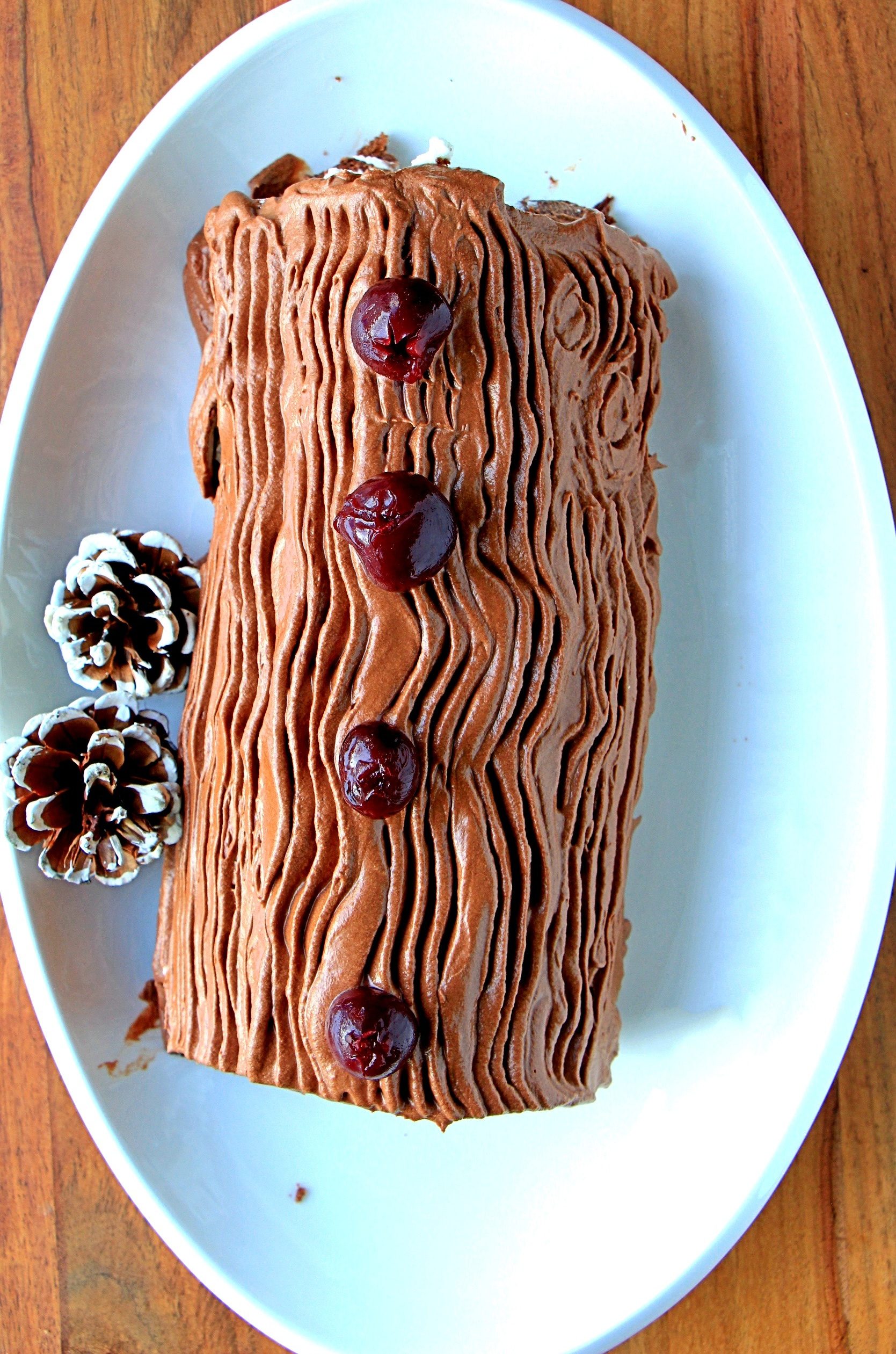 Christmas yule log