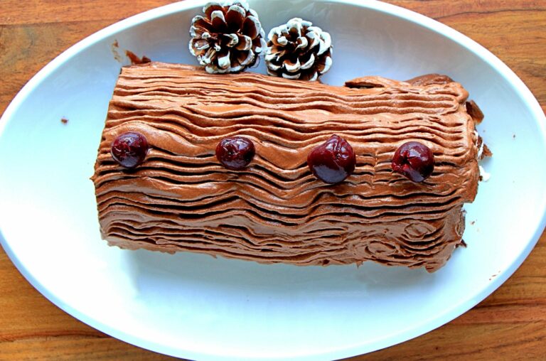 Black Forest Christmas Yule Log