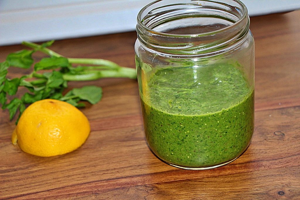 Watercress dressing