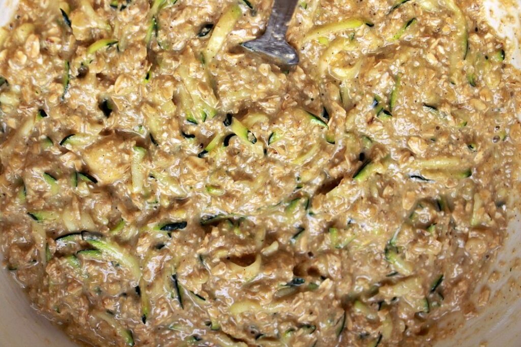 Zucchini bread batter mix