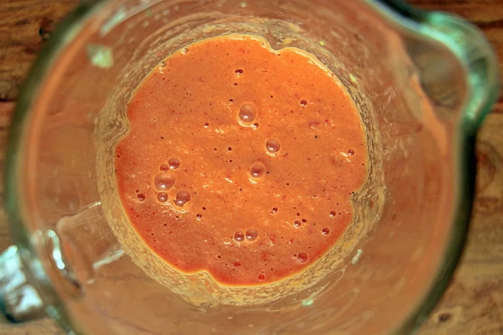 Peri peri sauce in blender