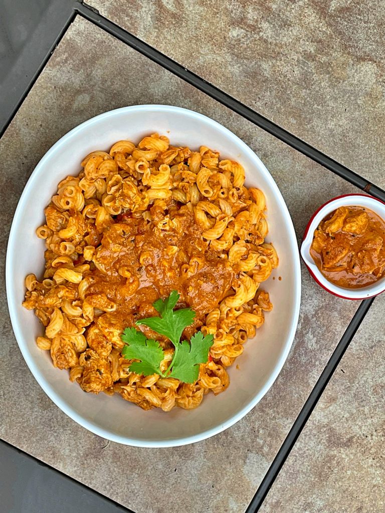 Butter Chicken Mac and Cheese