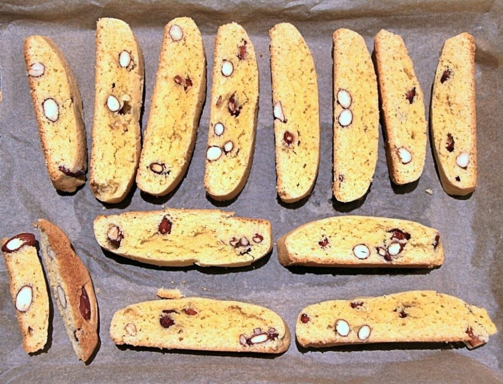 Ready for second bake biscotti