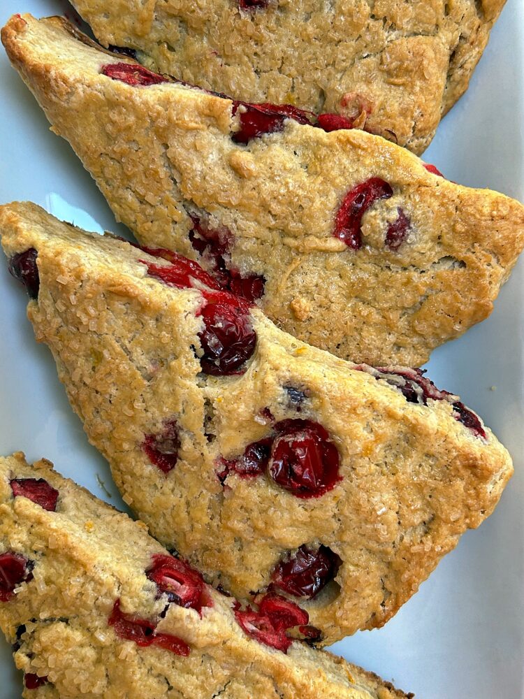 Breakfast Cranberry Scones - Aroma and Essence