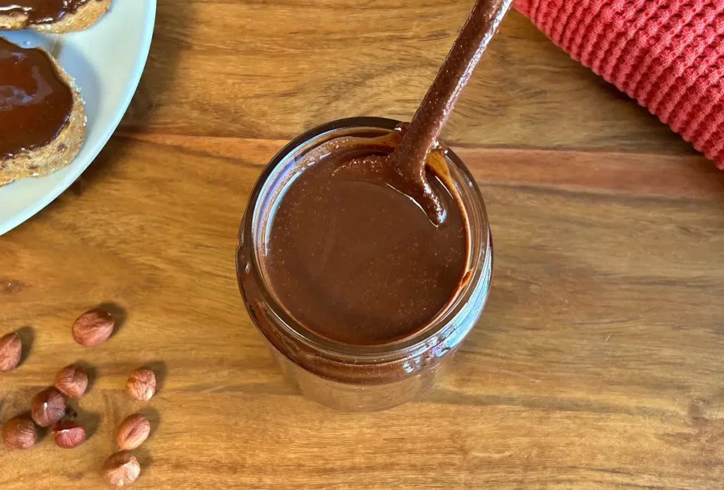 Hazelnut butter top