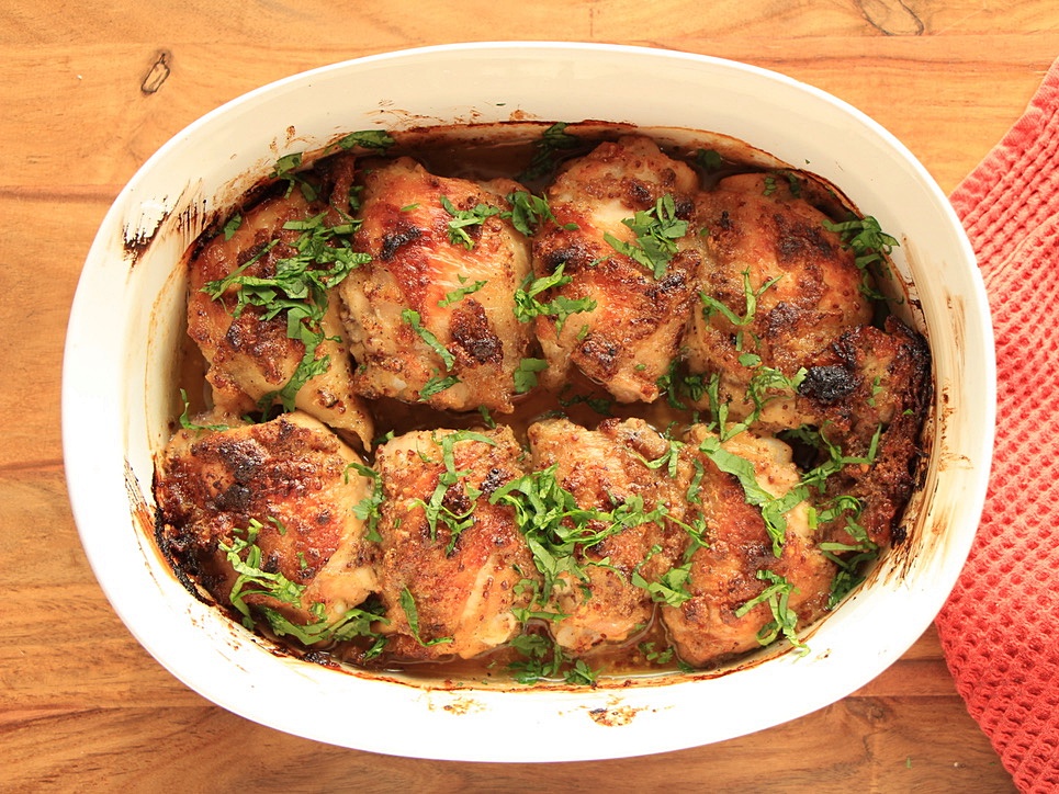 Honey Mustard Chicken Thighs