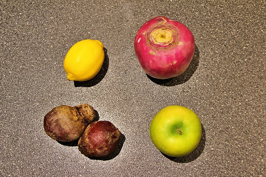 Ingredients for beet coleslaw