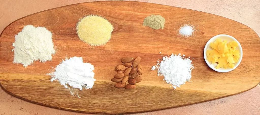 Ingredients for naankhatai