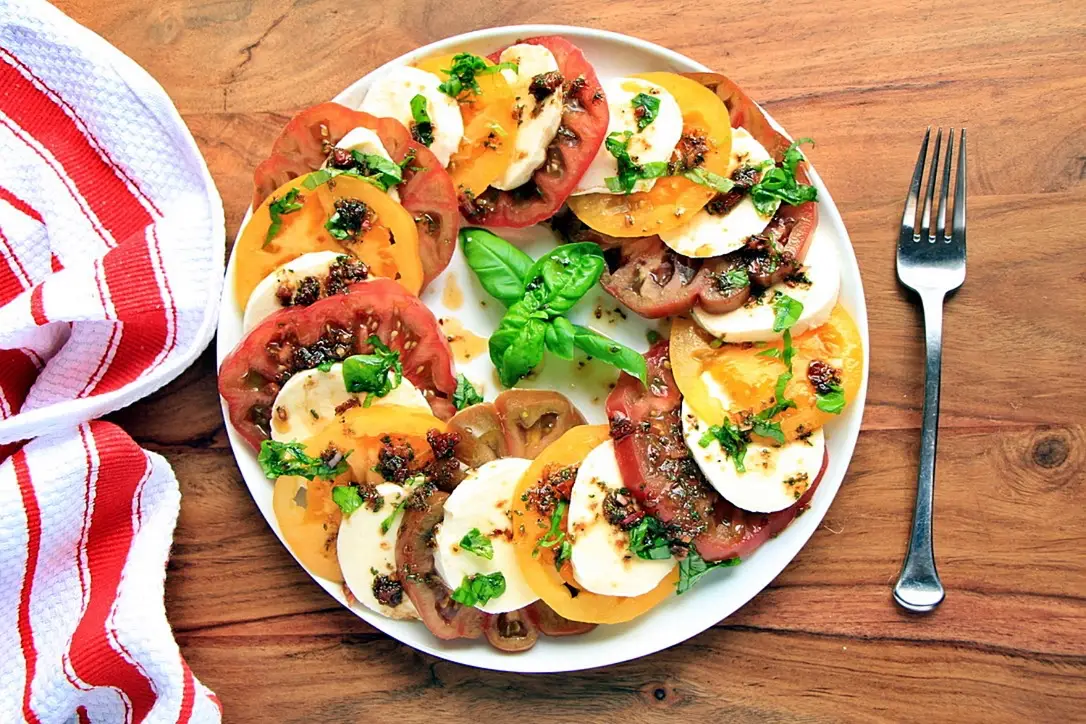 Tomato and mozzarella salad