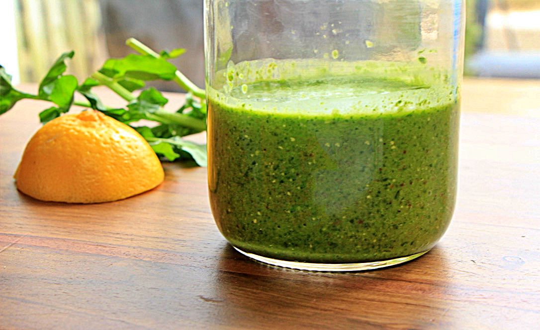 Watercress dressing