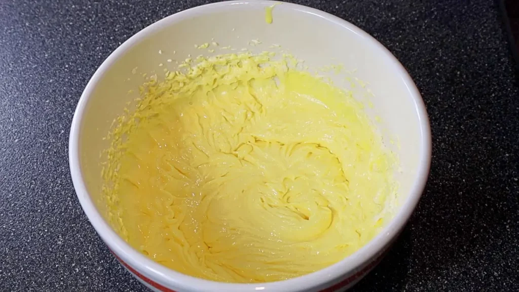 Egg yolks and cheese for tiramisu