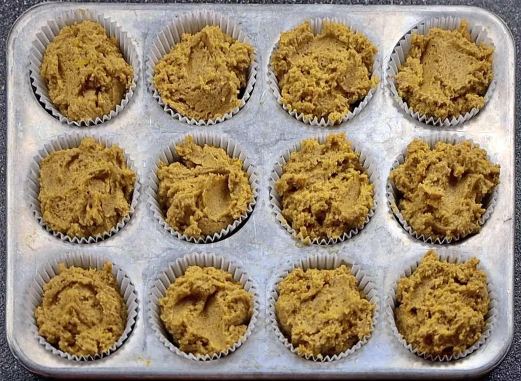 Ready to bake pumpkin muffins