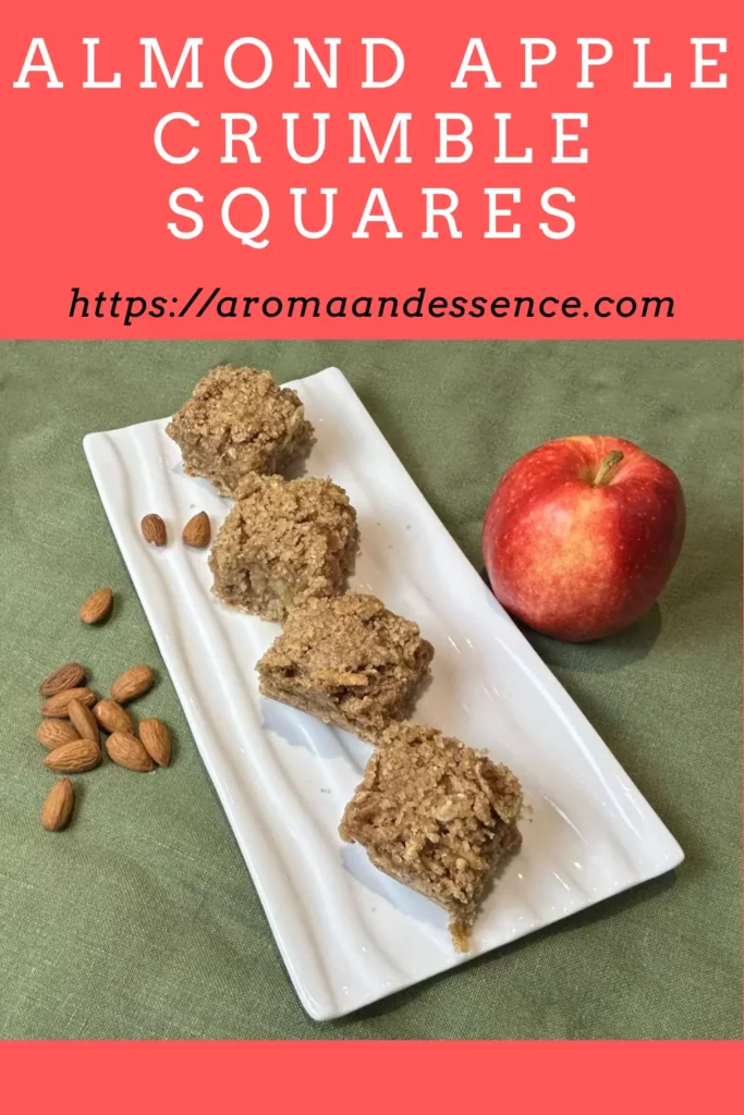 Almond Apple Crumble Squares