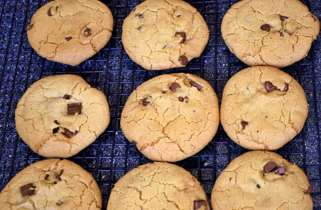 Baked brown butter cookies