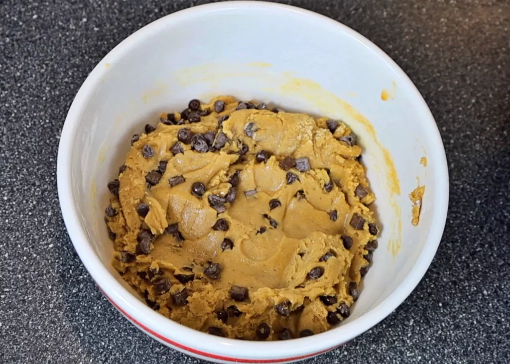 Brown butter cookie dough