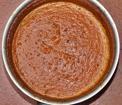 Peri peri sauce cooked in a pan