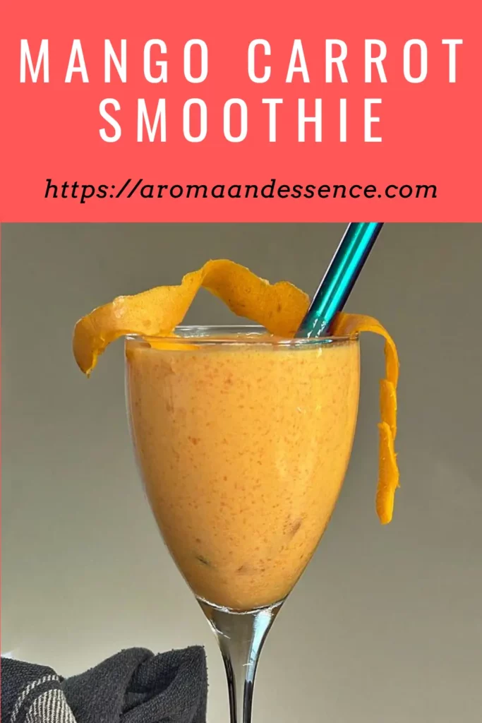 Mango and Carrot Smoothie