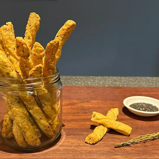 Cheddar cheese sticks