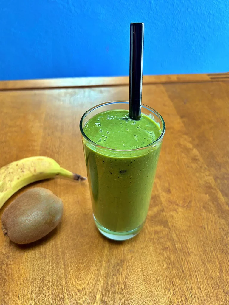 Green matcha smoothie
